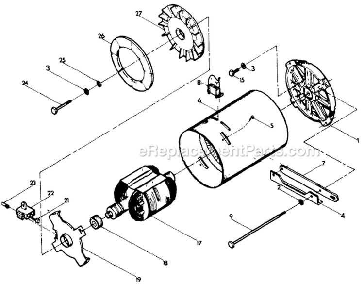 Page A Diagram and Parts List for 9079-0 V5000E Briggs and Stratton Generator